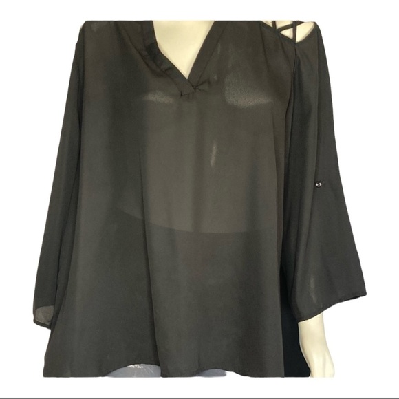 Heartsoul plus sheer Top Sz 3X - Picture 1 of 6